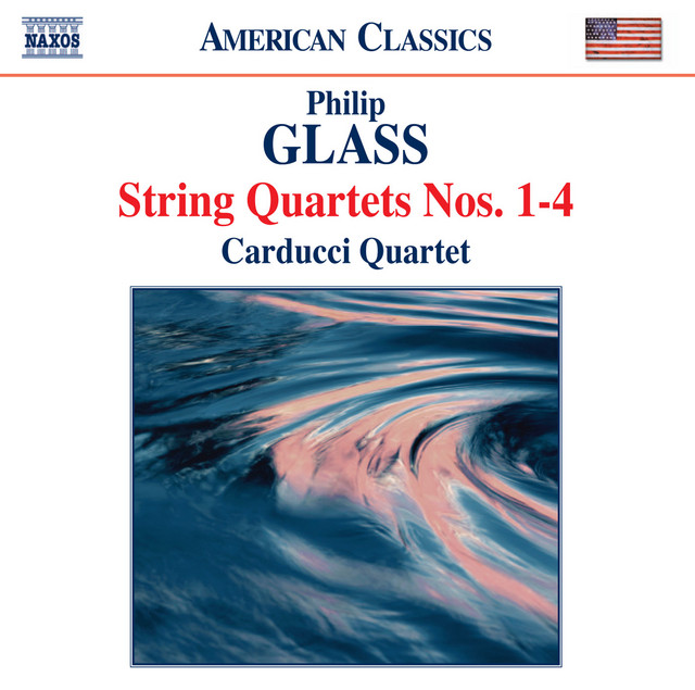 glass: string quartet nos 1-4 album cover